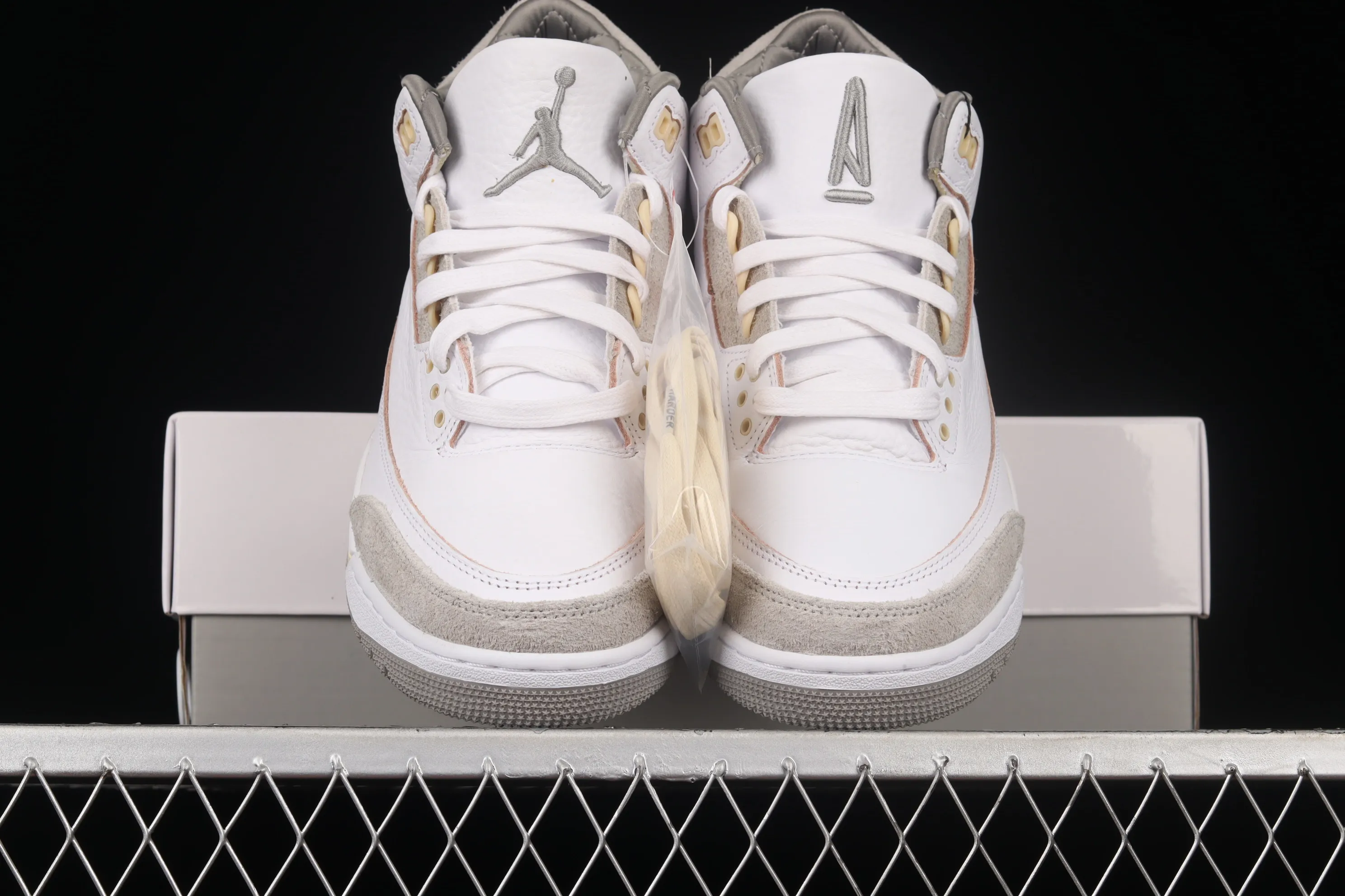 All categories Air Jordan Jordan series basketball shoes Air Jordan 3 foreign trade version Air Jordan 3 Retro SP "Medium Grey" AJ3 Joe 3 meters white gray burst pattern DH3434-110